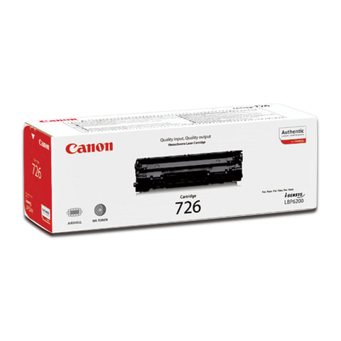 Картридж лазерный CANON (726) LBP6200d, ресурс 2100 страниц, оригинальный, 3483B002