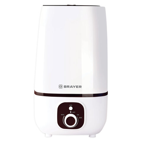 Увлажнитель BRAYER BR4700WH, объем бака 4 л, 25 Вт, арома-контейнер, белый