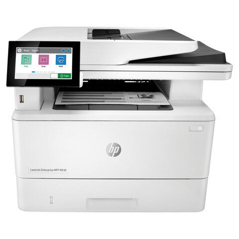 МФУ лазерное HP LaserJet Enterprise M430f "4 в 1", А4, 38 стр./мин, 100 000 стр./мес., ДУПЛЕКС, ДАПД, сетевая карта, 3PZ55A