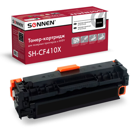 Картридж лазерный SONNEN (SH-CF410X) для HP LJ Pro M477/M452 ВЫСШЕЕ КАЧЕСТВО, черный, 6500 страниц, 363946